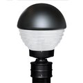 Besa Lighting Costaluz, 3061 Series Post, Black 1x75W Incandescent 306157-POST-FR